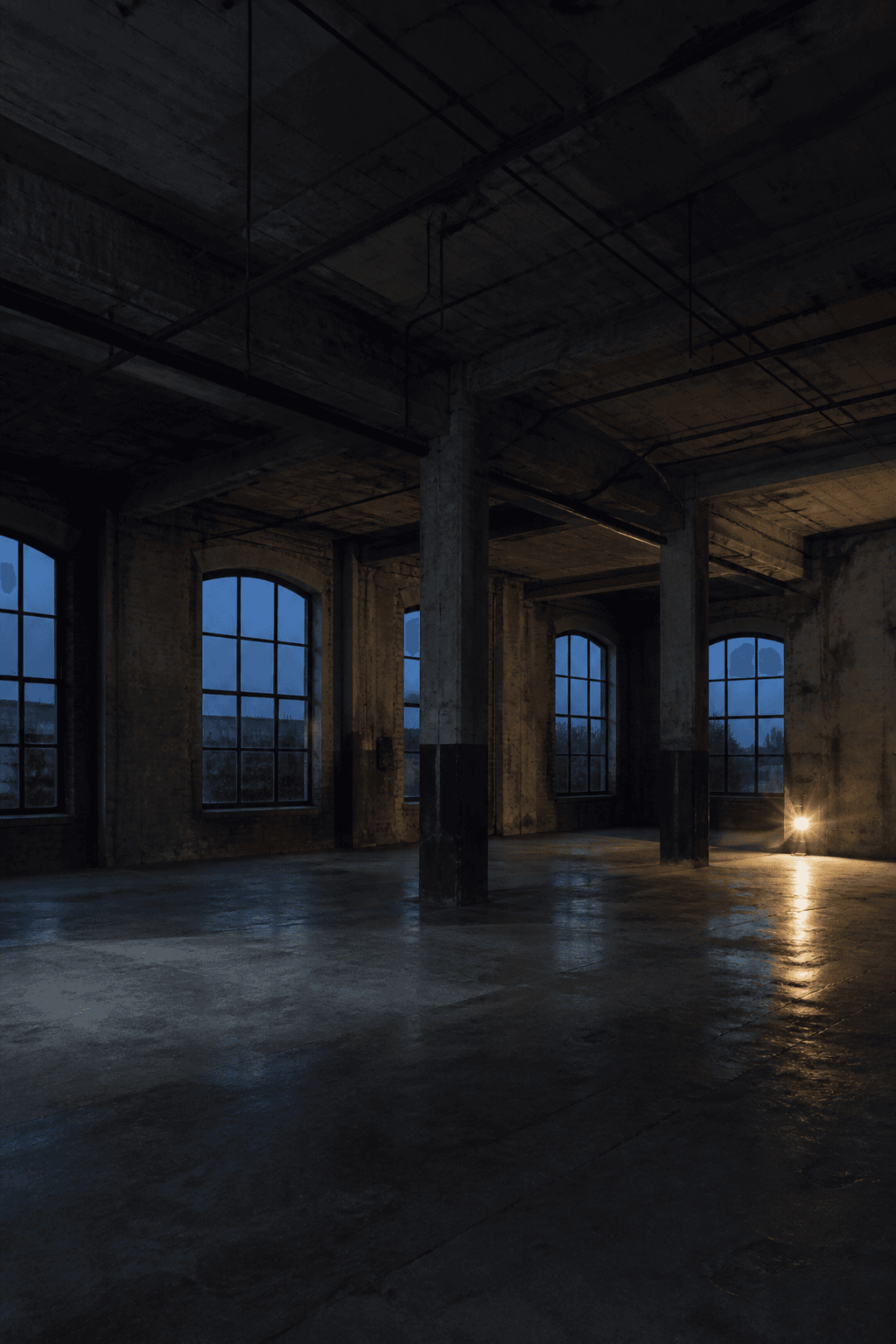 Soft loft interior suggesting a discreet private lifestyle gathering